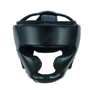 Protège-tête de boxe professionnel unisexe, double anneau, double protection robuste en cuir et EVA, service OEM en gros, qualité élégante - Product Image 1