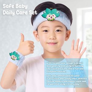 Petal For <b>Kids</b> cuty <b>Headband</b>,Wristband Accessories Blue - Product Image 3