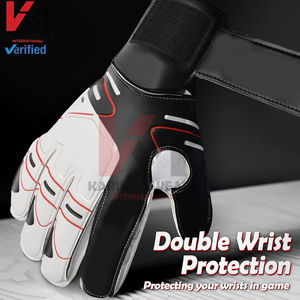 Guantes de Portero de Fútbol Premium con Palma de Látex Antivibración, Forro Interior Suave y Soporte Elástico para la Muñeca, para Profesionales - Product Image 5