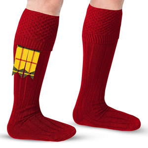 Durable Comfortable Scottish Highland Kilt Hose <b>Socks</b> for Men Traditional <b>Wool</b> Blend Long <b>Socks</b> Soft Ribbed Design Supplier - Product Image 1