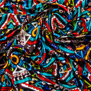 Tissu africain imprimé wax Ankara en coton, motifs tribaux traditionnels Dashiki Kitenge, textile Dutch Wax pour robes, mode, vente en gros, export - Product Image 5