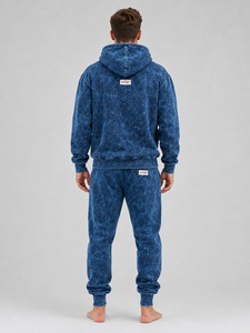 Ensemble de survêtement délavé à l'acide pour homme, style vintage, avec sweat à capuche et pantalon de jogging, en coton de qualité supérieure, pour un look décontracté - Product Image 5