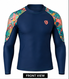 Rashguard de MMA BJJ Sin Gi para Hombre, con Logotipo Personalizado, Sublimado, Manga Larga, Compresión, Jiu Jitsu, Grappling, Lucha, Secado Rápido - Product Image 2