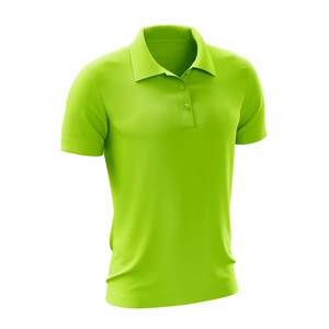 Polo classique pour homme à manches courtes, vente en gros de polos unis de couleur unie, fabricant de polos OEM ODM - Product Image 3