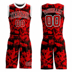 Camiseta de Baloncesto Unisex sin Mangas, 100% Poliéster, Transpirable, Estampada, Tallas Grandes, Diseño Nuevo, Alta Calidad, Venta al Por Mayor de Fábrica OEM - Product Image 1