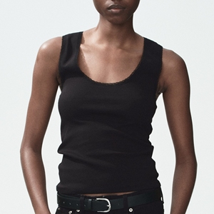 Factory Direct Supply Newest Style Unique Color Lightweight Quick Dry Comfortable Fabric Women's Sporty 100% Cotton Tank <b>Tops</b> - Product Image 4