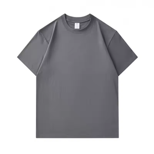 Camiseta de Lujo con Hombros Caídos, Personalizada, 100% Algodón, Prenda de Alta Calidad para Hombre, Camiseta Blanca Estampada, Fabricación de Camisetas - Product Image 1