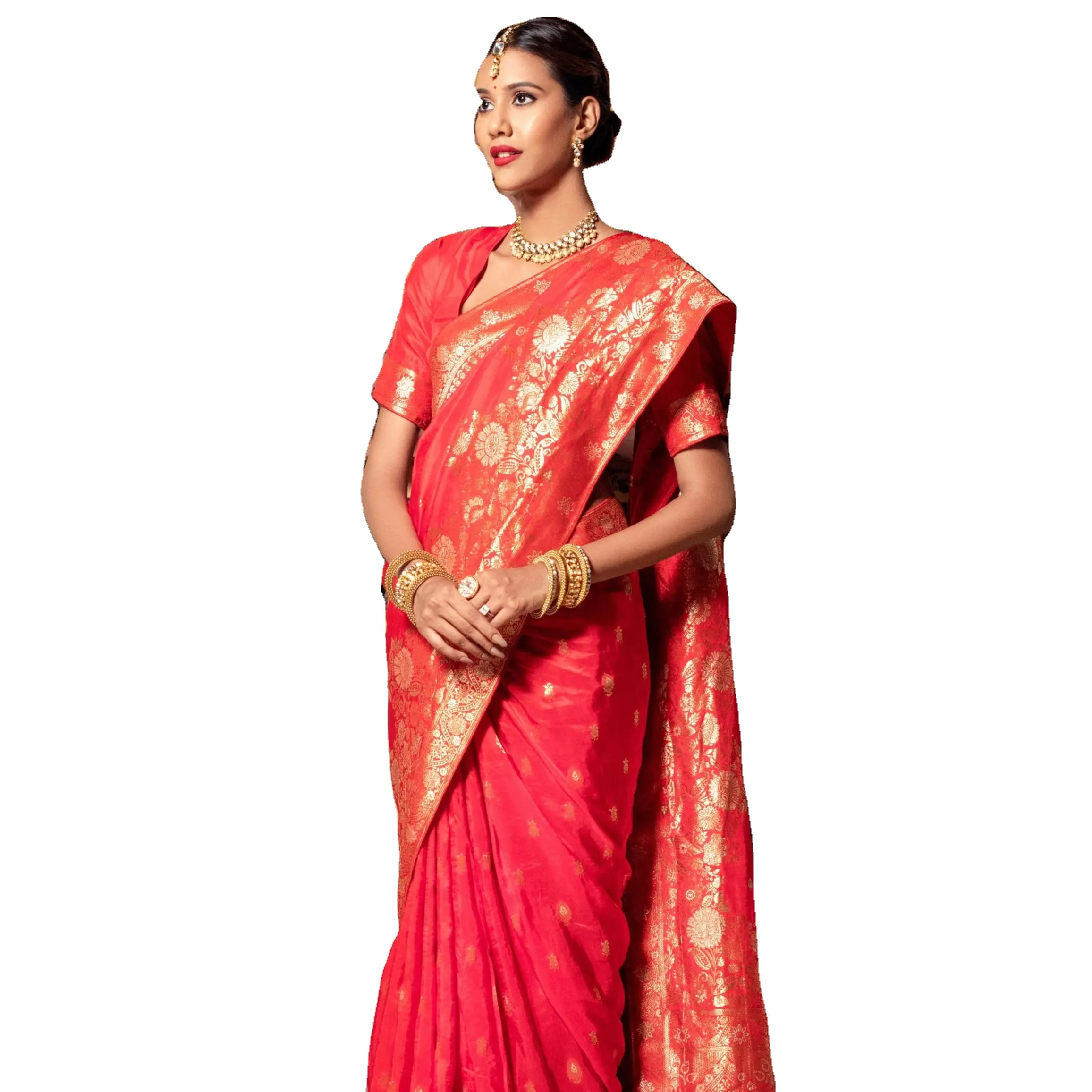 Most Trending High On Demand Jangla Banarasi Patola Silk Saree With Rich Pallu Women Fashion Wholesale sexy indian in saree
