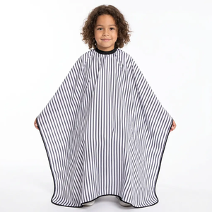 Nouvelle cape de coiffeur pour enfants - Couverture intégrale - Matière polyester respirante et résistante à l'eau - Cape de coupe professionnelle pour enfants - Cape de coupe pour enfants - Product Image 4