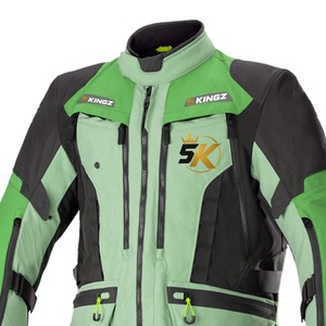Chaquetas de Motociclismo para Carretera y Todoterreno, Impermeables, Resistentes al Viento, Protección para las Cuatro Estaciones, 100% Poliéster, Ropa de Motociclista - Product Image 4