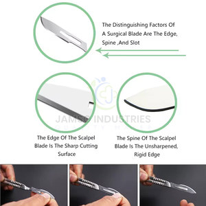 Manches de scalpel sur mesure, nouvelle arrivée, best-seller, lames en acier inoxydable, manches de scalpel, lames - Product Image 5
