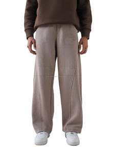 กางเกงวิ่งขายาวตรง2025ผู้ชายและผู้หญิงกางเกงลำลองผ้าโพลีเอสเตอร์/ ผ้าฝ้าย360เป็นมิตรต่อสิ่งแวดล้อมระบบ GSM - Product Image 5