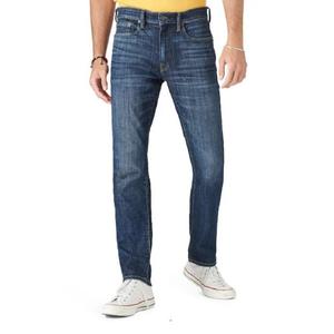 Fabricant de jeans en denim, jeans pour hommes, jeans décontractés pour le bureau, jeans à jambe droite, pantalon en denim extensible en coton - Product Image 2
