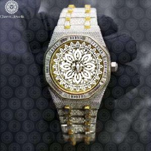Reloj de Lujo Charm Jewells de Acero Inoxidable, Caja de 40 mm, Movimiento Mecánico Analógico, Correa para Hombre, Cierre Oculto de Botón, Resistente al Agua 10 Bar - Product Image 3