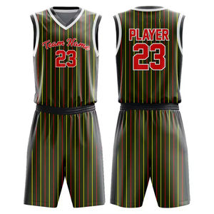 Ensembles d'uniformes de basketball respirants de haute qualité OEM/ODM, impression par sublimation avec logo personnalisé, maillots et shorts de basketball en faible quantité minimale de commande (MOQ) - Product Image 6