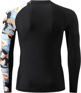 Rashguard Homme Personnalisé Respirant à Manches Longues pour BJJ, Impression Numérique, Vêtement de Sport MMA, Séchage Rapide, Anti-Bactérien, Anti-UV - Product Image 2