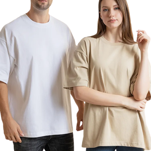 เสื้อยืดเจอร์ซีย์ผ้าฝ้าย 100% หนัก 250 GSM ทรงโอเวอร์ไซส์ ขายดีที่สุด เสื้อยืดทรงบ็อกซี่ แขนเสื้อแบบดรอปโชว์เดอร์ เสื้อครอปท็อปสำหรับผู้ชาย - Product Image 2
