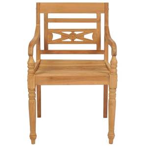Set di 2 sedie da giardino in legno massello di teak, colore beige standard, resistenti - Product Image 4