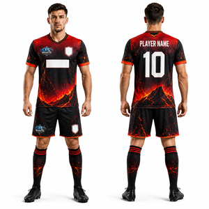 Conjunto de Uniforme de Fútbol Moderno al por Mayor, Poliéster Reciclado Premium, Ligero, Control de Sudor, Elástico, Listo para el Partido, Calidad Garantizada - Product Image 1