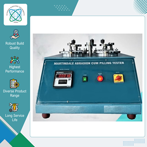 Equipo de Prueba de Telas con 100% de Compromiso de Calidad, Fácil de Operar, Probador de Abrasión Martindale del Proveedor Líder de la India - Product Image 3