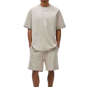 Conjunto de Camiseta y Pantalones Cortos de Verano para Hombre, Casual, Transpirable, Ecológico, 100% Fibra de Bambú - Product Image 1