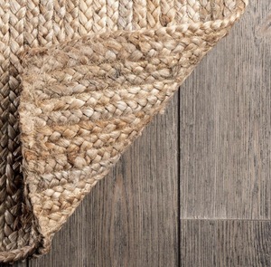 Natural Jute <b>Rug</b> Handmade Woven Carpet Eco Friendly Plain Jute Area <b>Rug</b> for Living Room Bedroom Wholesale - Product Image 2