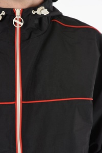 Veste coupe-vent personnalisée 100% polyester avec fermeture éclair, respirante, avec passepoil, grandes tailles, poignets élastiques et doublure en mesh - Product Image 4