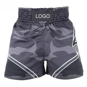 Shorts MMA imprimés multicolores avec logo, shorts MMA de qualité supérieure, sur mesure - Product Image 1