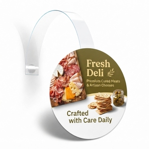 PVC Wobbler Hanging Advertising Dangler Supermarket Retail <b>Shelf</b> Promotional Display Sign Grocery Store POS Board - Product Image 1
