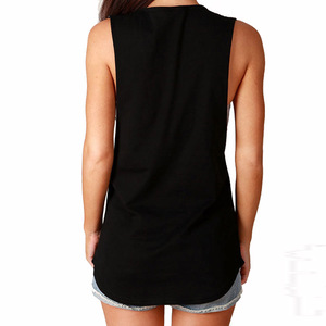 Women's Workout Running Tank <b>Top</b> Gym Fitness Stringer Vest Breathable Bodybuilding Singlet Custom Logo Yoga Sport - Product Image 3