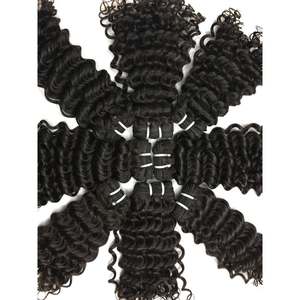 Extensions de cheveux humains vierges indiens, lisses et crépus, 10 à 34 pouces - Product Image 1