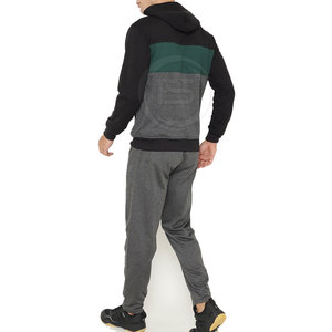 Survêtements d'hiver pour hommes en coton 100% uni, à capuche, de haute qualité, avec design 2-en-1, personnalisables, marque privée du fabricant - Product Image 3