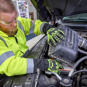 Amara Mechanical Safety Gloves High Quality Synthetic Leather Heavy Duty Impact Resistant TPR Inject Hand Construction Gloves - Product Image 6