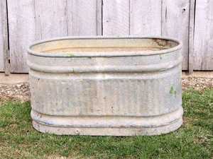 Jardinière élégante en acier galvanisé argenté, écologique, de style vintage, de forme elliptique, pour la maison, le jardin, la terrasse, le balcon - Product Image 6