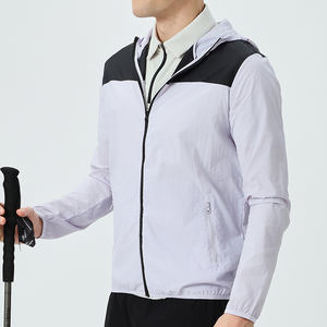 men's Full Zip Lightweight Polyamide Gym <b>Jacket</b> Windbreaker Feeling Long Sleeve <b>Workout</b> Tops Slim Fit Breathable Yoga - Product Image 5