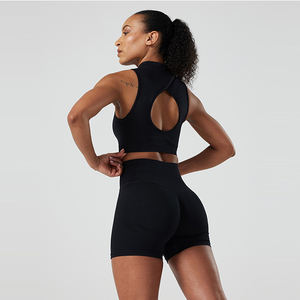 Camisetas de Gimnasio para Mujer, Nuevas, a la Moda, 100% Algodón, Secado Rápido, Transpirables, Cuello Redondo, Ropa Deportiva Cómoda - Product Image 6