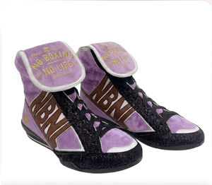 Bottes de boxe en cuir professionnelles, respirantes, légères, ajustées, antidérapantes, résistantes à l'usure, pour la lutte (No Boxing No Life) - Product Image 3
