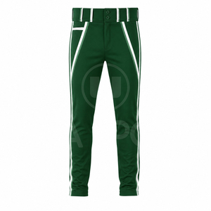 Pantalons de baseball imprimés par sublimation personnalisés, durables, légers, 100% polyester, écologiques, respirants, séchage rapide, vêtements de sport d'équipe - Product Image 2