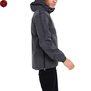 Chaqueta Cortavientos Impermeable para Hombre, con Capucha, Transpirable, de Poliéster, Informal, para Otoño, Ropa de Abrigo para Exteriores - Product Image 3