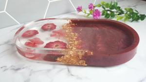 Plateau en résine néon fluorescent pour la décoration moderne des boîtes de nuit et des bars, plateau de service en gros, fournitures artistiques - Product Image 2