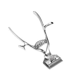 Stainless Steel Manual Pig <b>Clipper</b> Large Animal Hair Cutting Shearing Tool Reusable Farm Livestock Grooming Equipment - Product Image 1