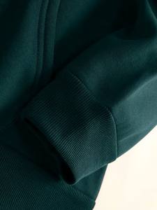 Sweat à capuche polaire uni respirant pour homme avec cordon de serrage et poche, imprimé sérigraphié – Collection Hiver Tendance - Product Image 4