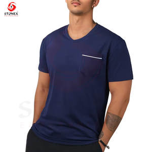 High Quality Breathable Eco-Friendly Fashion Casual Regular Fit High Street High Rise t <b>shirt</b> <b>with</b> <b>pocket</b> for <b>men</b> - Product Image 1