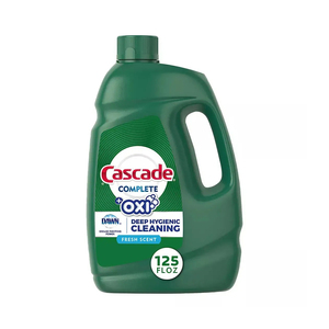 Capsules lave-vaisselle Cascade Free & Clear non parfumées, 47 unités, détergent à vaisselle premium, formule puissante pour éliminer la graisse - Product Image 1