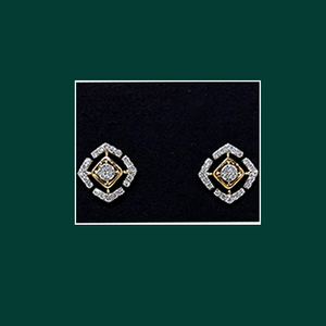 Distinctive 14K Gold Certified Lab Grown <b>Diamond</b> <b>Earrings</b> Womens Luxury Fine Jewelry Wedding Elegant Premium Design - Product Image 1