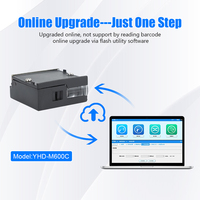 Mini module de scanner de codes à barres intégré YHD-M600C, idéal pour la chaîne de montage en usine, le distributeur automatique, le contrôle d'accès