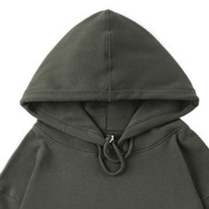 Premium Oversized Hoodie Custom Streetwear Sweatshirt Heavyweight Cotton Fleece <b>Pullover</b> Hoodie OEM ODM Wholesale - Product Image 2