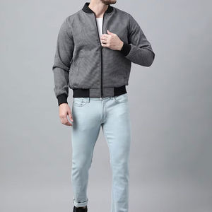 Veste bomber pour homme, couleur personnalisée, vêtements d'extérieur, tissu léger et confortable, veste bomber bon marché, service OEM ODM, design sur mesure - Product Image 1