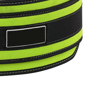 Cinturón de soporte de cintura de neopreno con cadena ajustable para levantamiento de pesas, entrenamiento de fuerza, unisex, transpirable, con cierre de gancho y bucle - Product Image 3
