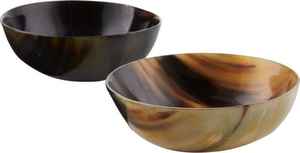 Eco-Friendly Classic Horn Wedding <b>Soup</b> <b>Bowls</b> Elegant and Sustainable Serving Pieces for Special Occasions Modern look - Product Image 6